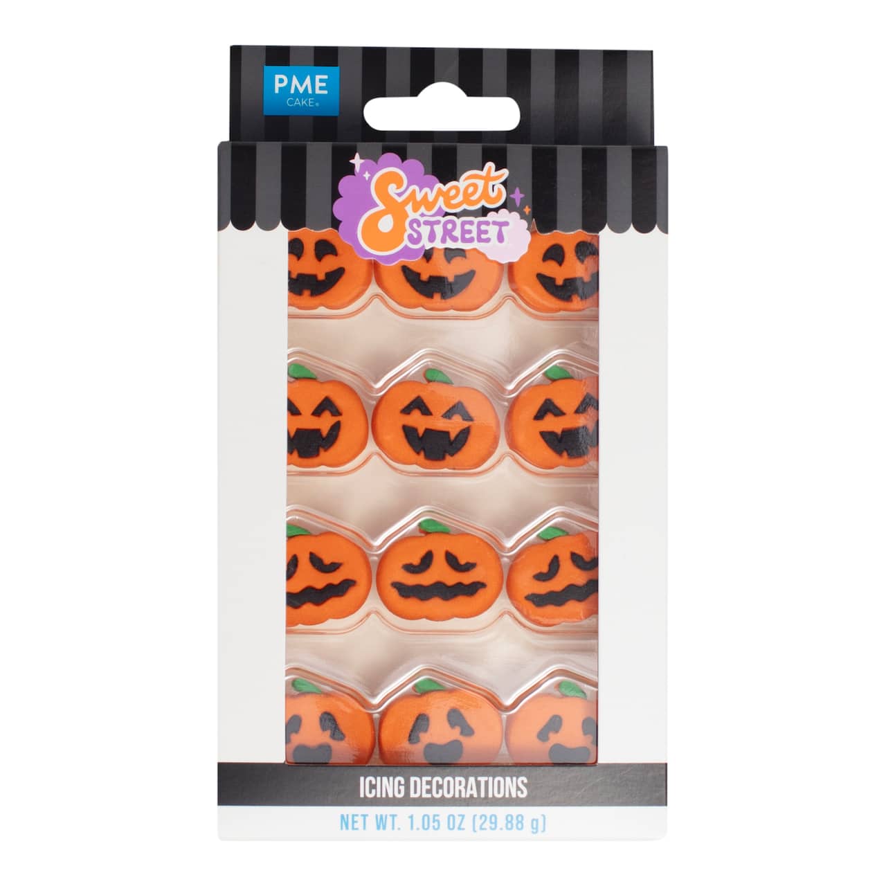 PME Cake Sweet Street® Pumpkin Icing Decorations